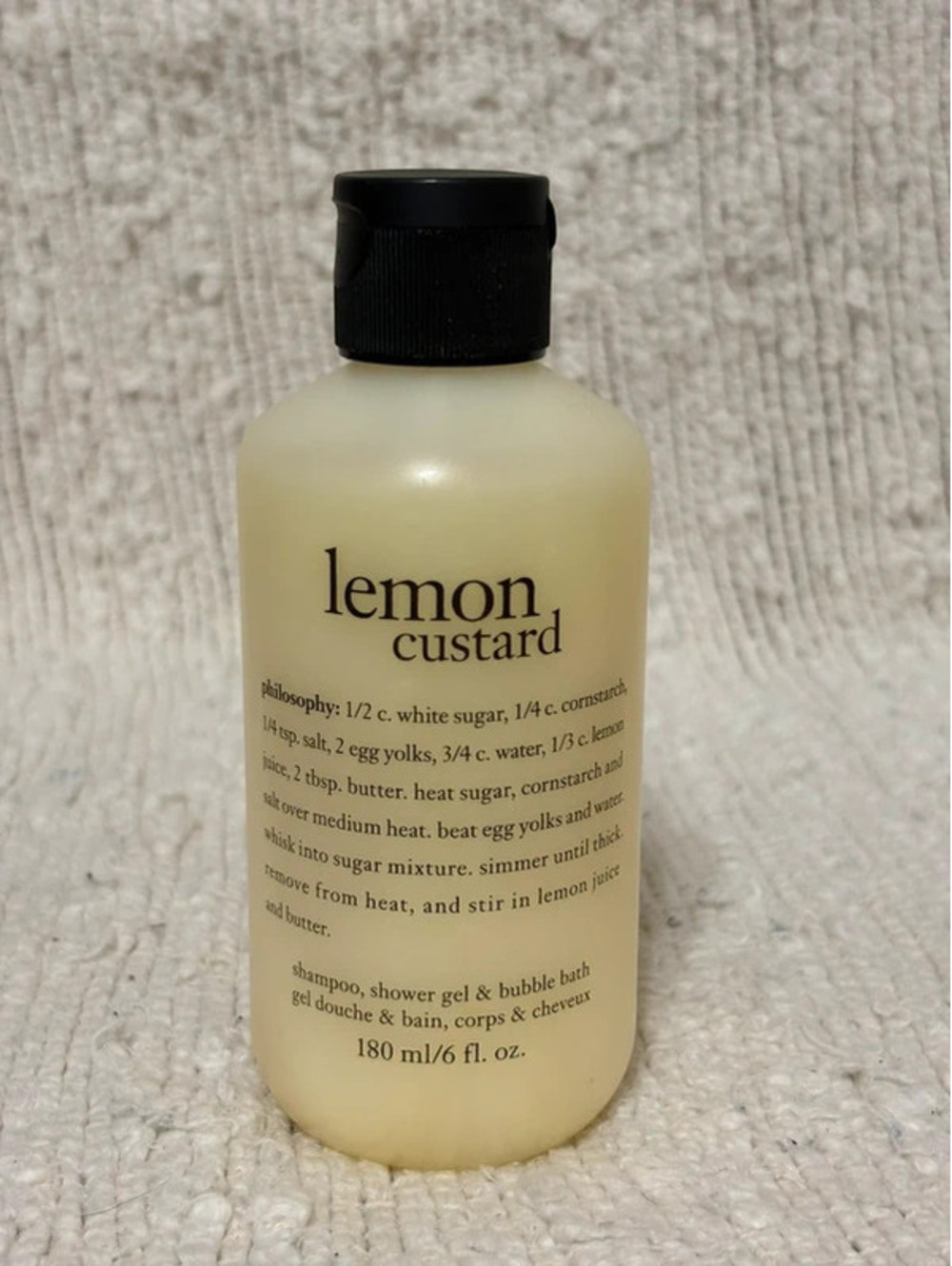 Philosophy Lemon Custard 3-in-1 Shampoo, Shower Gel & Bubble Bath 6 fl oz